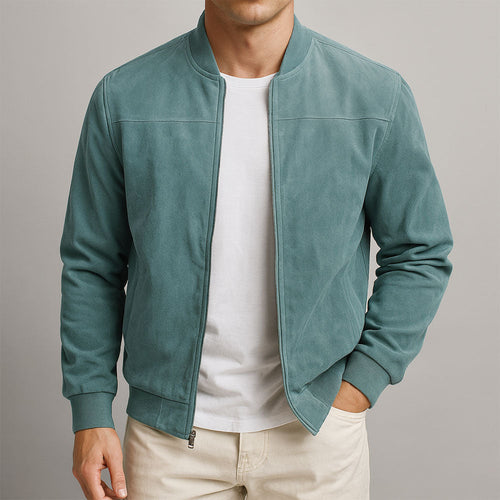 Amiro – Chaqueta bomber de ante elegante
