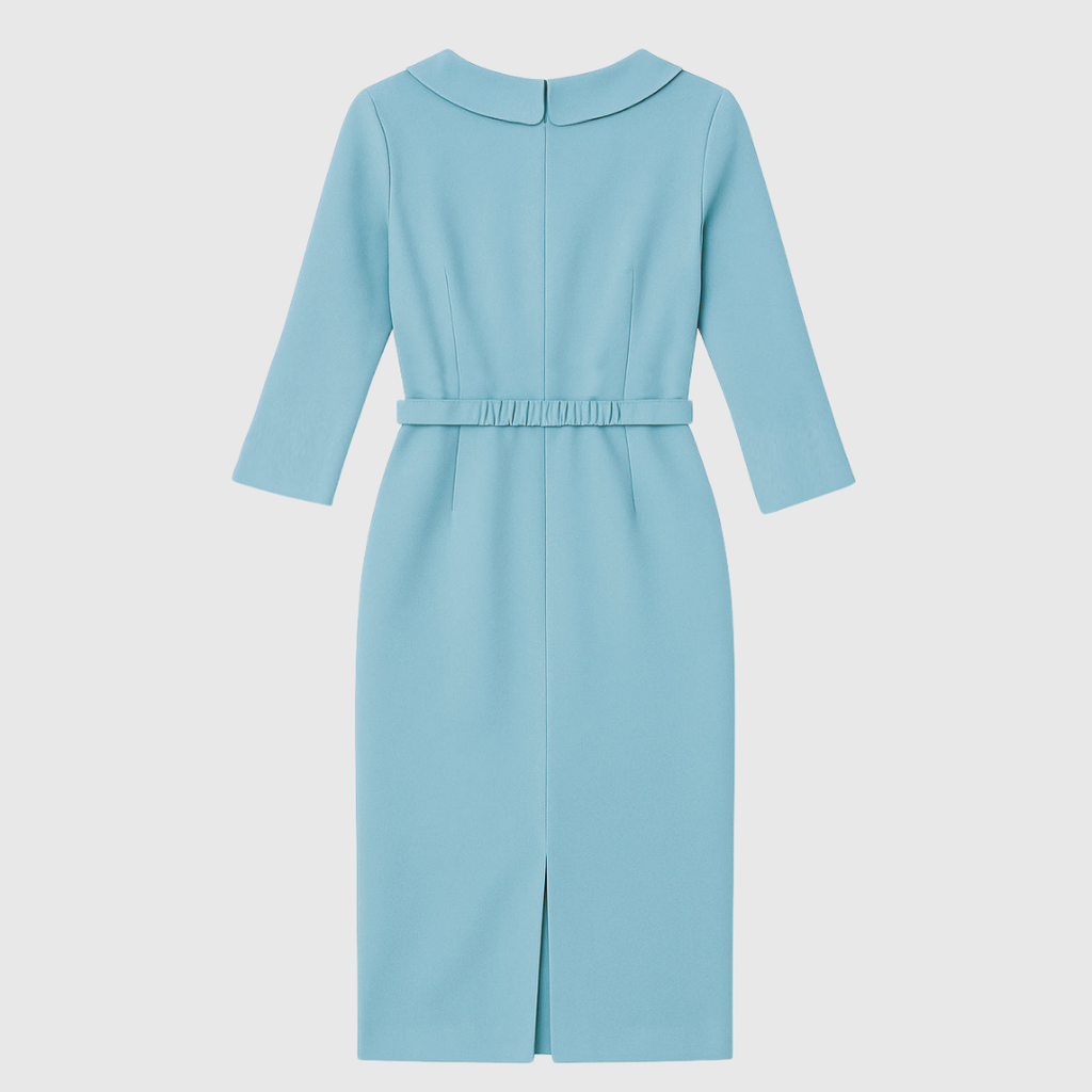 Alice | Vestido midi lápiz con drapeado