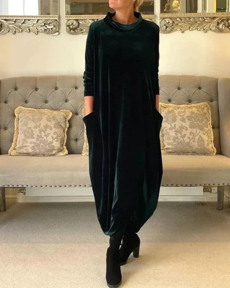 Etta – Vestido de otoño elegante con bolsillos