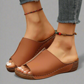 Noemi | Sandalias de cuña hechas a mano con materiales de primera calidad