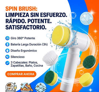 Cepillo magico SPIN BRUSH 3 EN 1