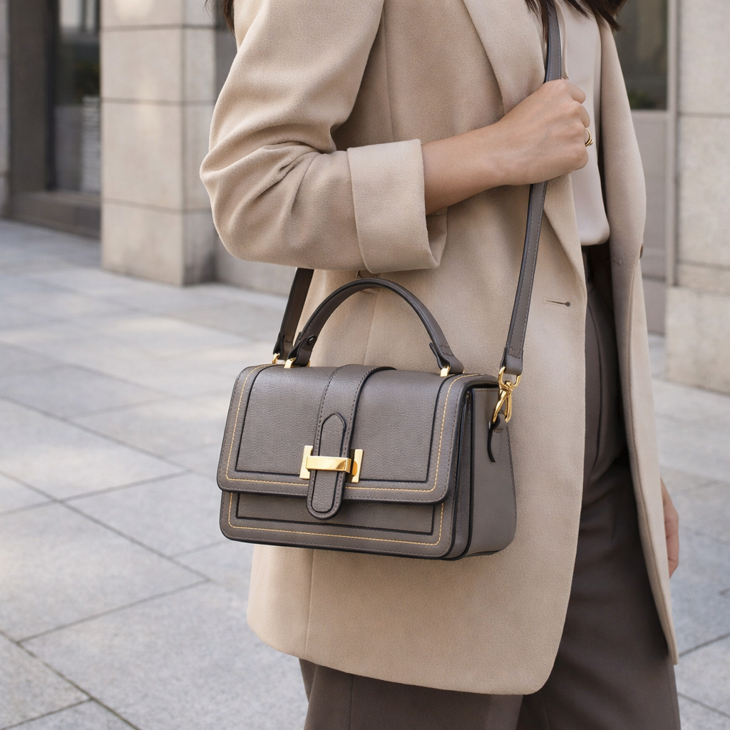 Luna Paris - Bolso de cuero elegante