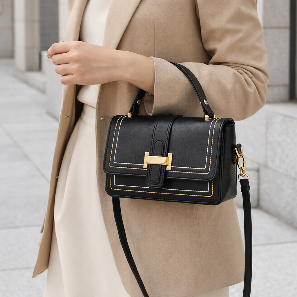 Luna Paris - Bolso de cuero elegante