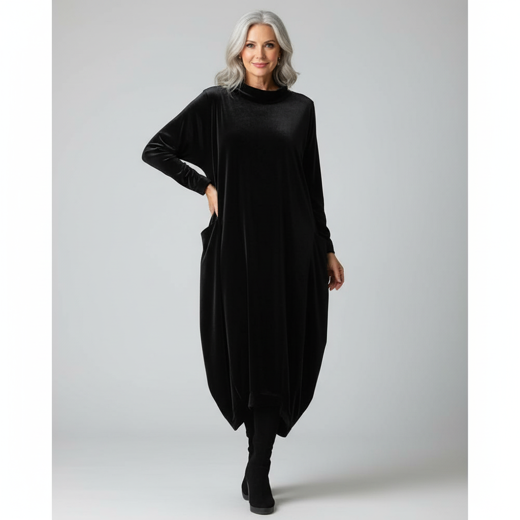 Etta – Vestido de otoño elegante con bolsillos