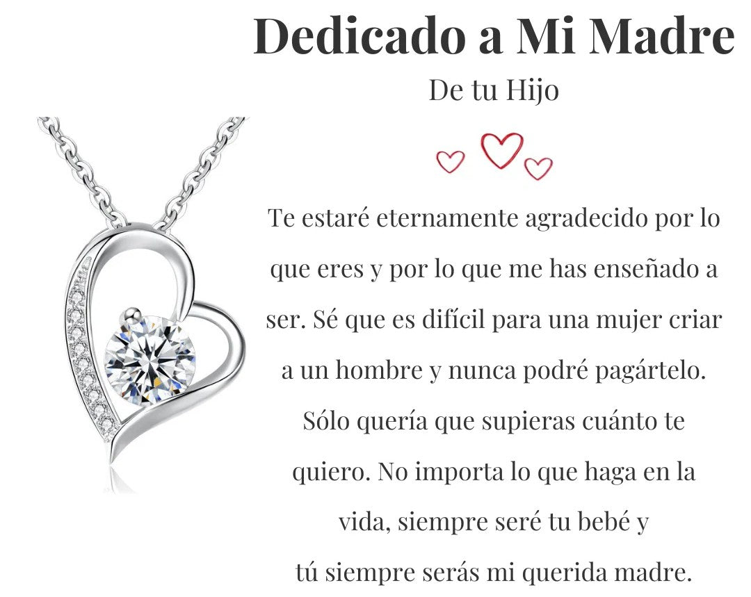 Collar Amor-Eterno para mi Madre-Novia