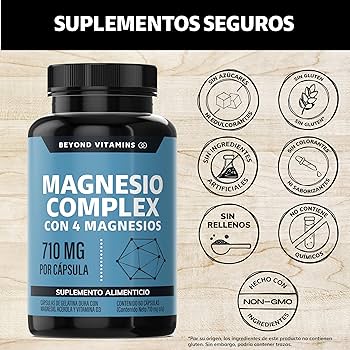 Suplemento Magnesio Complex 60 Capsulas