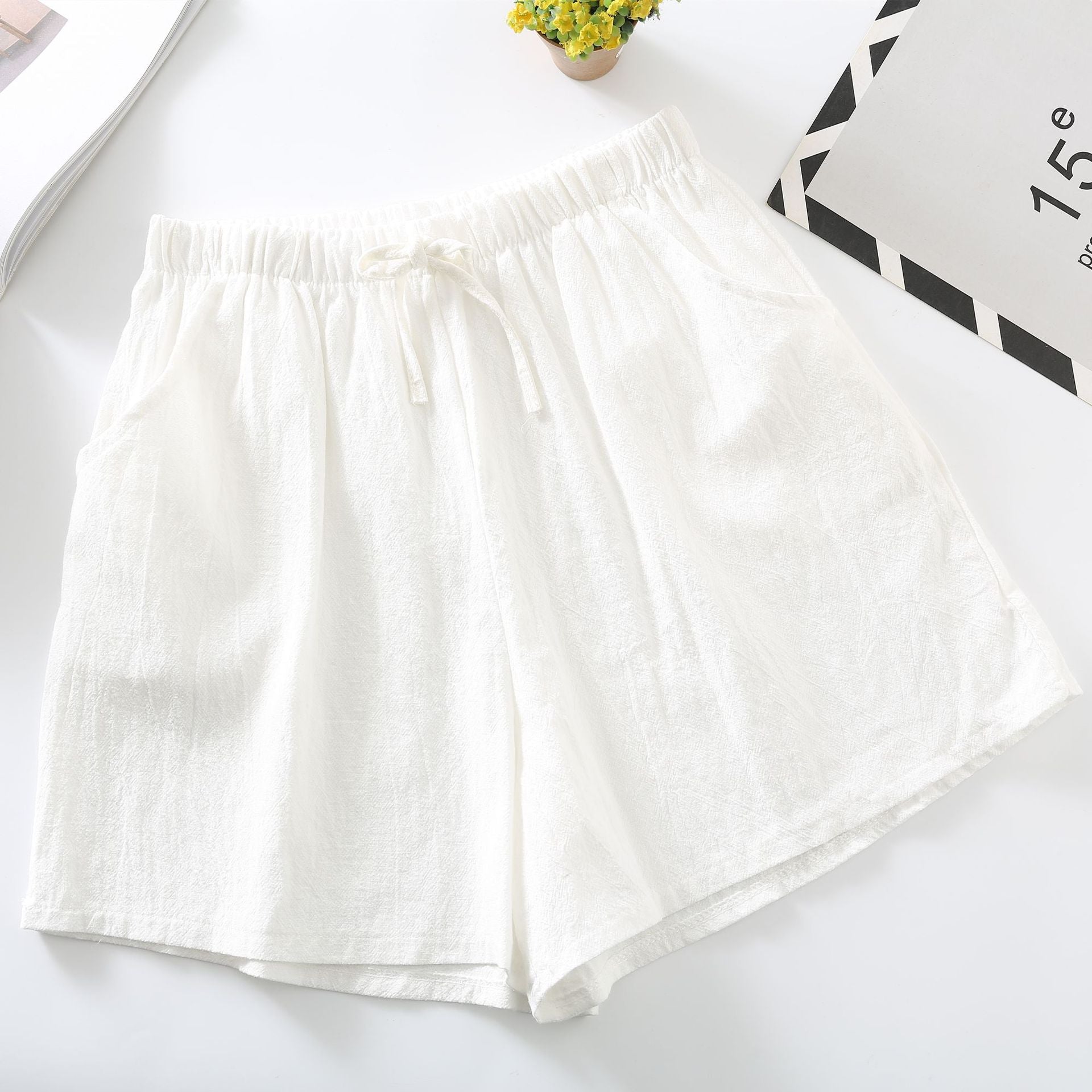 CAROLE™ – Shorts minimalistas de corte relajado
