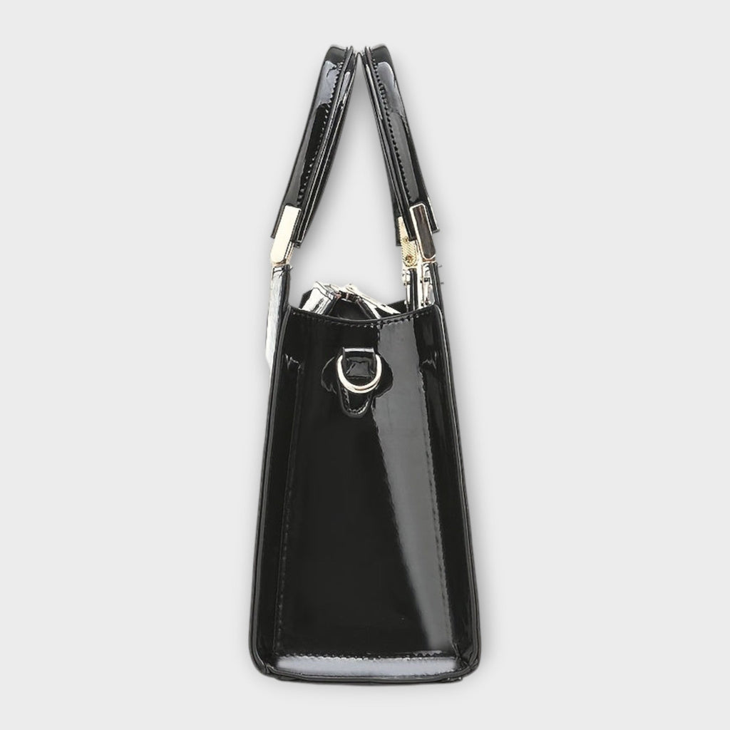 Olívia - Bolso brillante con patrón de piel de cocodrilo