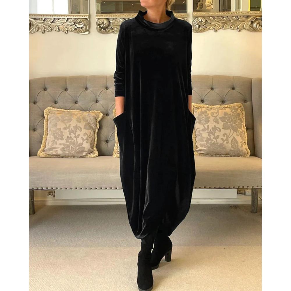 Etta – Vestido de otoño elegante con bolsillos