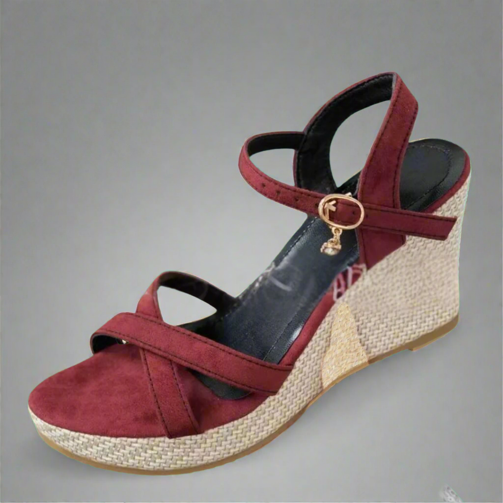 Xeltrud | Sandalias de cuña con plataforma, cómodas