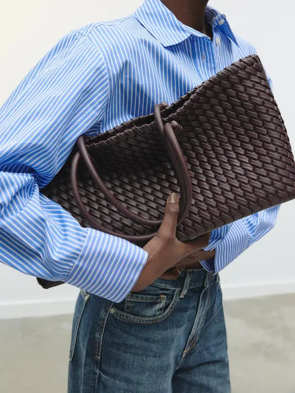 LINDSAY™ - Bolso tote tejido elegante para uso diario casual