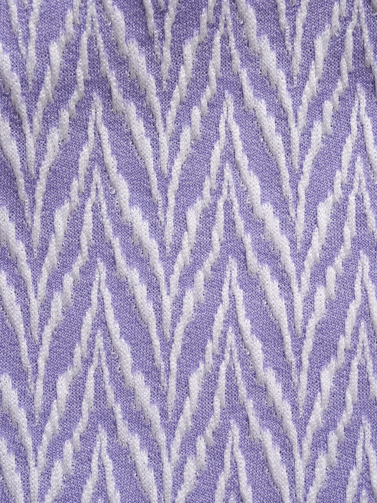 Conjunto de bikini morado con estampado geométrico de estrellas