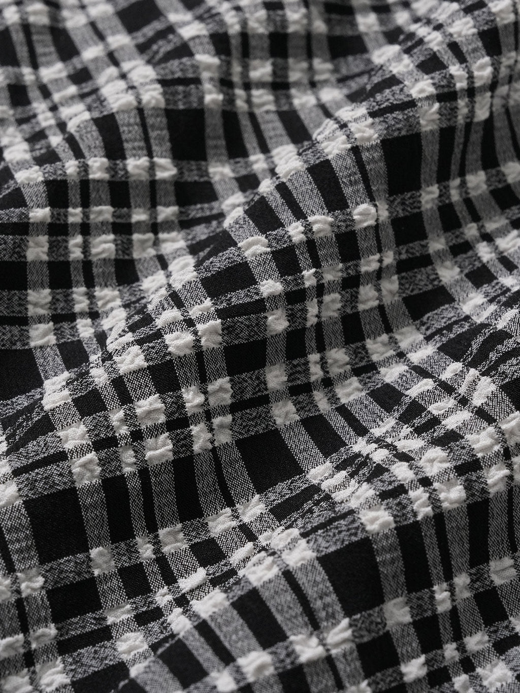 Conjunto de tankini de punto negro a cuadros